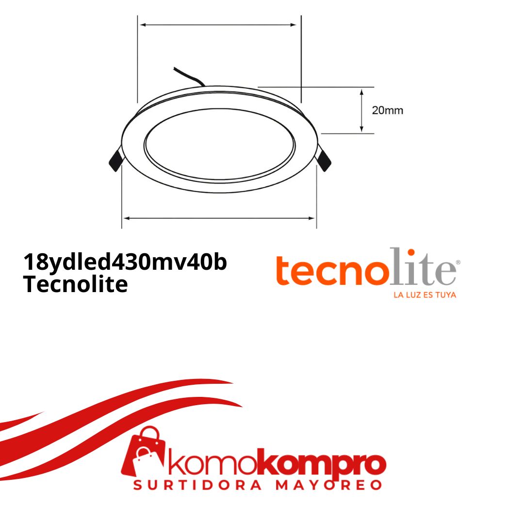 18ydled430mv40b-Foco-LED-tecnolite-lamparas, tecnolite-catálogo, focos-tecnolite, tecnolite-cerca-de-mi