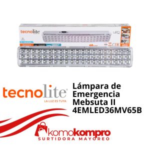 Lámpara-de-Emergencia-Mebsuta-II-4EMLED36MV65B, Tecnolite, tecnolite-lamparas, tecnolite-catálogo, focos-tecnolite, tecnolite-cerca-de-mi