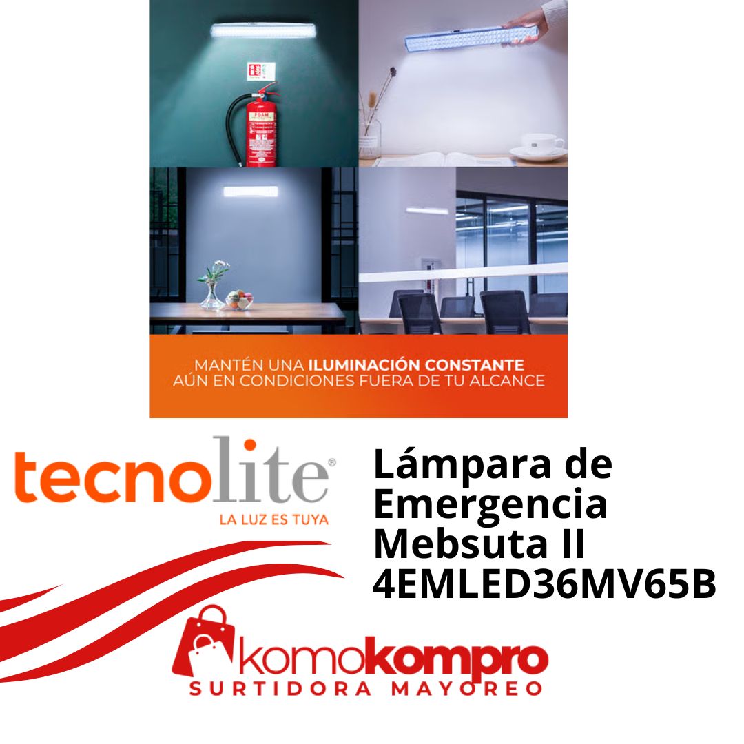 Lámpara-de-Emergencia-Mebsuta-II-4EMLED36MV65B, Tecnolite, tecnolite-lamparas, tecnolite-catálogo, focos-tecnolite, tecnolite-cerca-de-mi